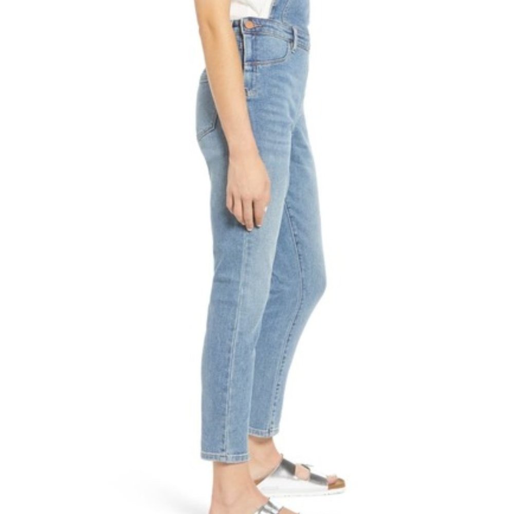 NEW BLANKNYC Denim Crop Leg Overalls 29 - Picture 3 of 6